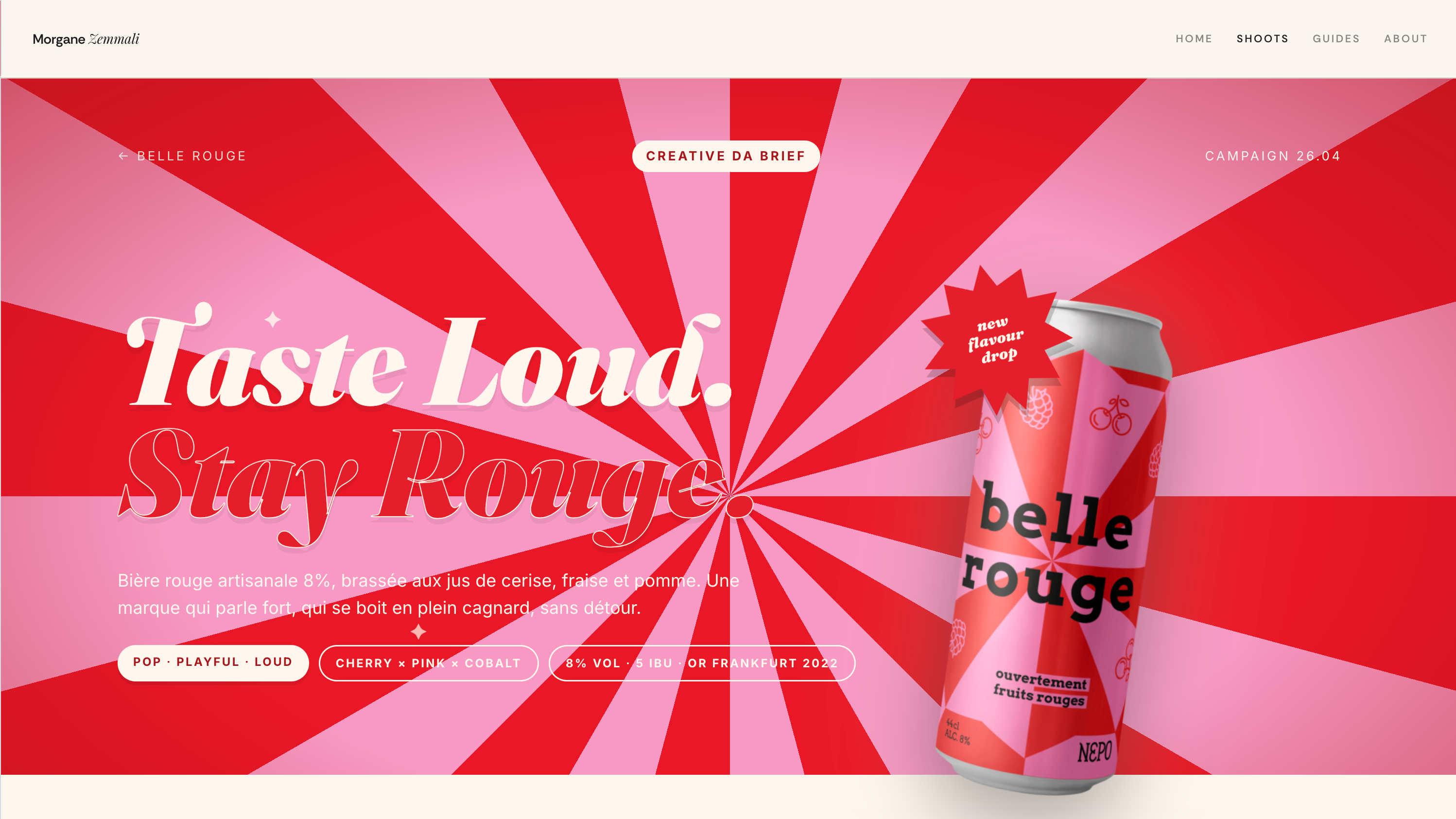 Aperçu du brief Belle Rouge